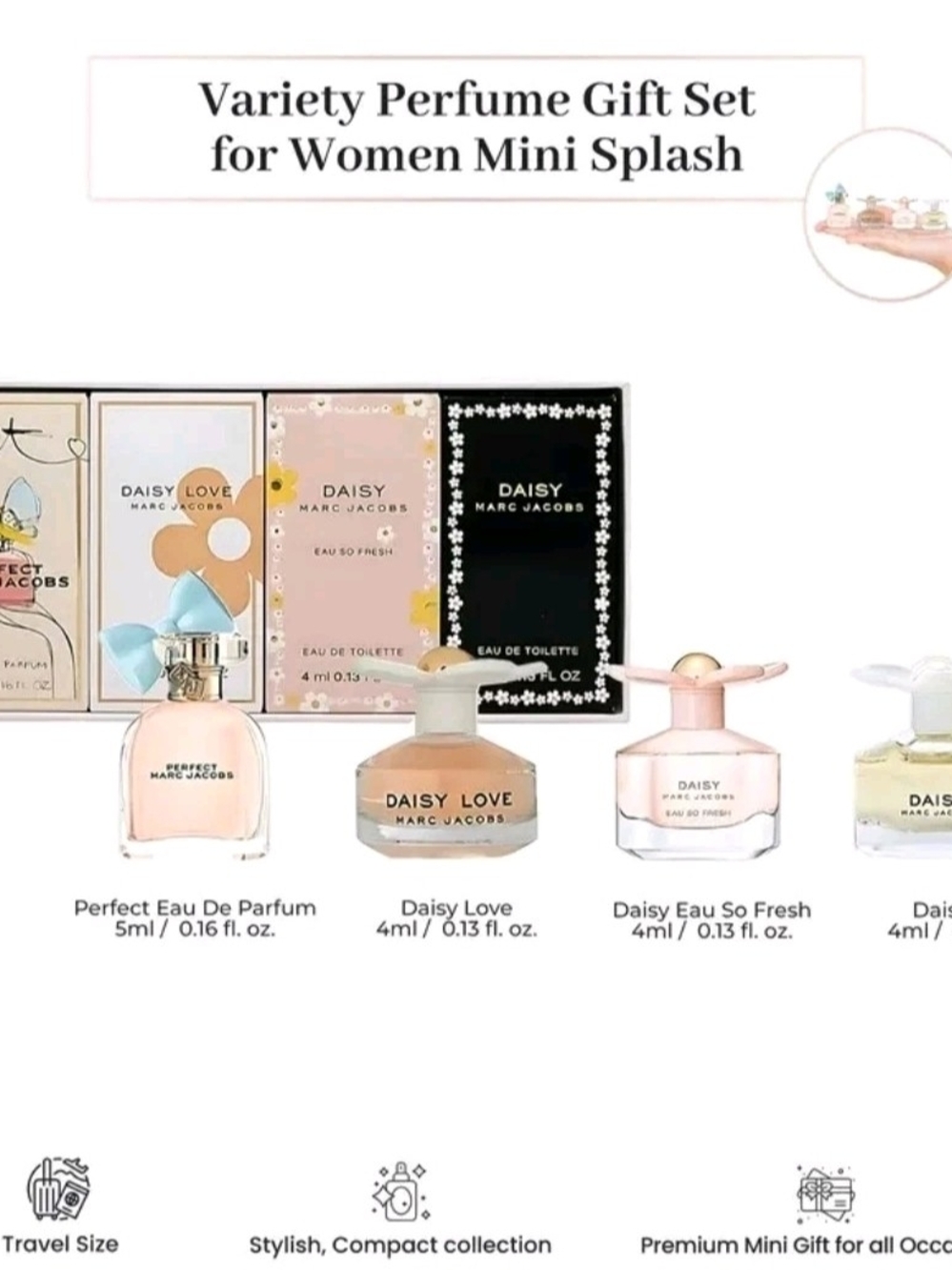 Marc Jacobs Fragrance Set X4 - Picture 3 of 8